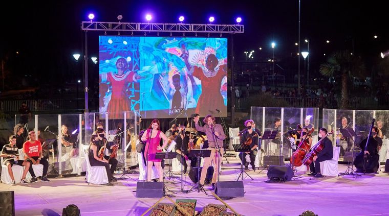 Una imagen de la vendimia de Las Heras de 2025. Foto: Gentileza