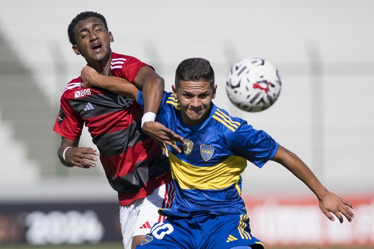 Boca cayó con Flamengo en la final de la Copa Libertadores Sub 20 Foto: EFE