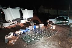 dos camioneros que llevaban tabaco de contrabando fueron detenidos en uspallata