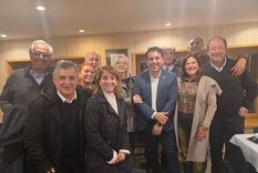 : Entre los participantes estuvieron Jesús Rodríguez, Walter Ceballos, Mario Negri, Karina Banfi, Inés Brizuela y Doria, Facundo Suárez Lastra, Lilita Puig y Ernesto Sanz, convocante del encuentro. García Zalazar llegó acompañado por María José Sanz.