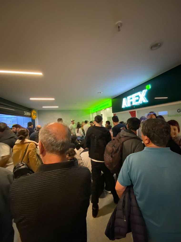 Mucha gente en el Mall de Viña del Mar, en Chile Foto: Gentileza