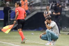 Abel Ferreira, el entrenador de Palmeiras, es repudiado en Brasil y River Plate podría sacar partida de esa situación. Foto: EFE