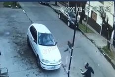 video: robo un celular, lo agarraron y le dieron una tremenda paliza