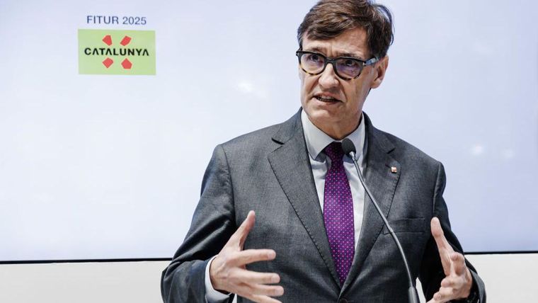 El presidente catalán, Salvador Illa, quiere que Cataluña encabece de nuevo la economía española.