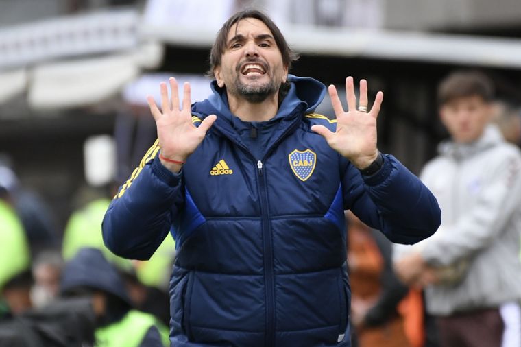 Diego Martínez lamentó la derrota de Boca. Foto: FotoBaires