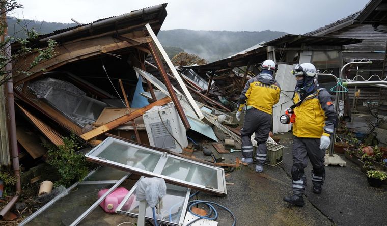 Aún hay 120 desaparecidos tras el terremoto de Japón. Foto: Efe.