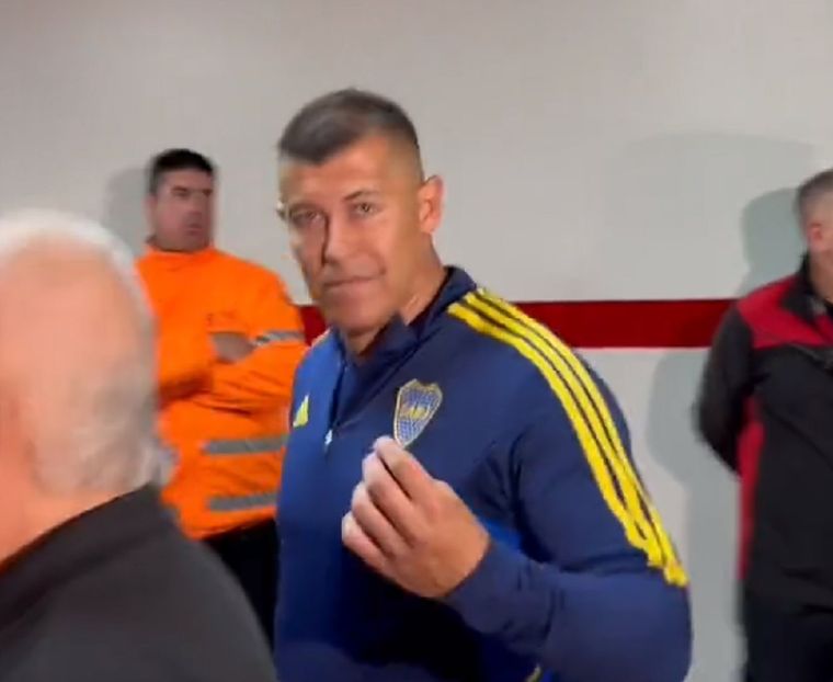 El gesto de Almirón.