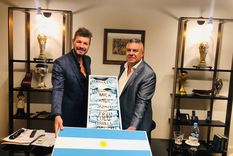 Marcelo Tinelli y Claudio Tapia, responsables máximos del fútbol argentino Foto: Twitter @tapiachiqui Marcelo Tinelli y Claudio Tapia, responsables máximos del fútbol argentino Foto: Twitter @tapiachiqui