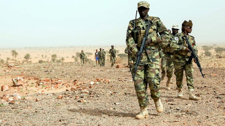 Soldados de Chad. Foto: TheDefensePost.
