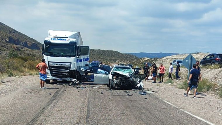 El accidente se produjo a la altura del kilómetro 1079. Foto: Ministerio de Seguridad
