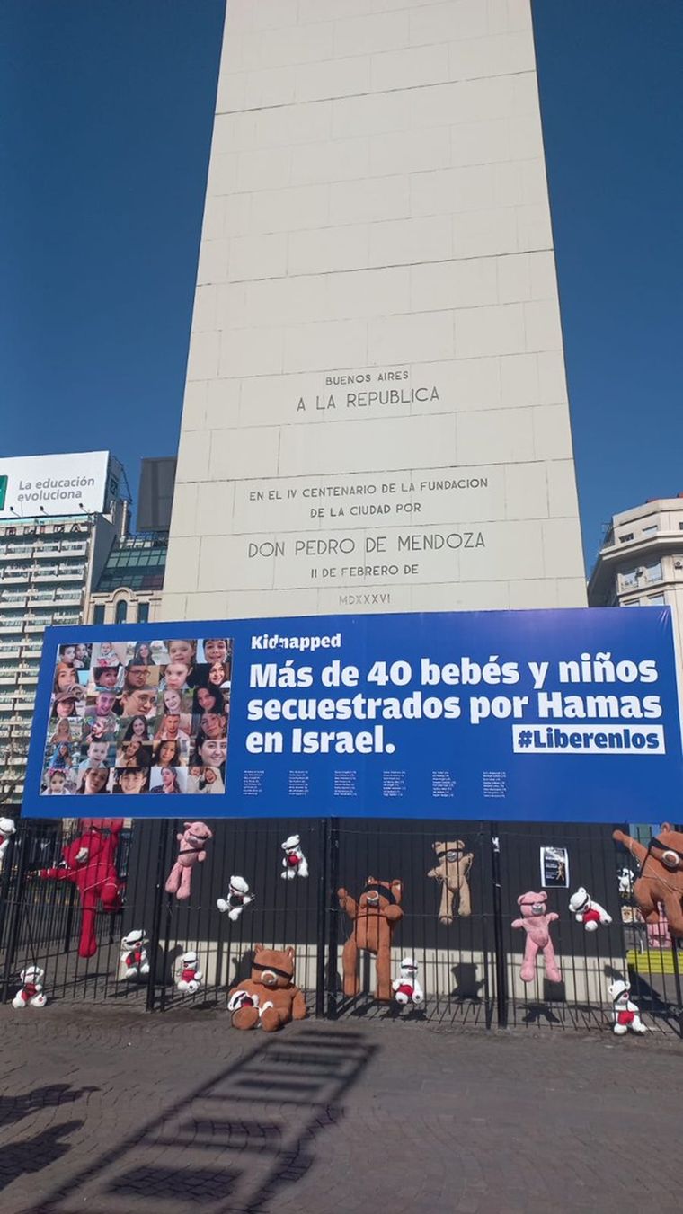 El Obelisco porteño es el lugar elegido por la campaña para realizar la campaña de concientización