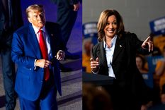 El republicado Donald Trump y la demócrata Kamala Harris llegan con planes muy disímiles para atender los desafíos que presenta la economía. Foto: EFE/EPA/ Jim Lo Scalzo / Cydni Elledge