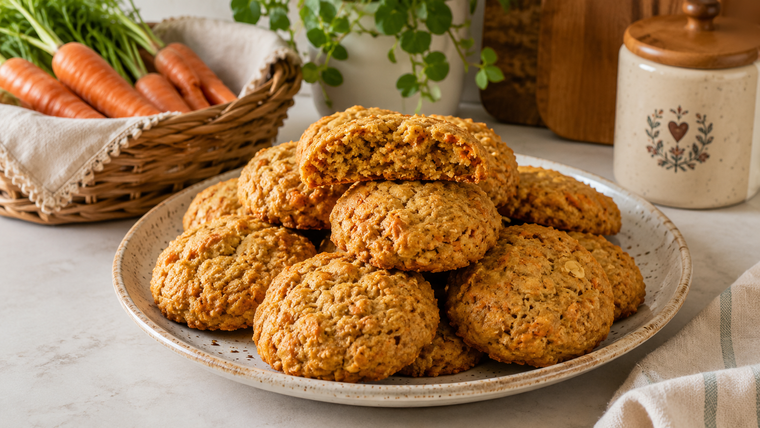 Galletas carrot cookies: &nbsp;fáciles, ricas y listas en pocos minutos