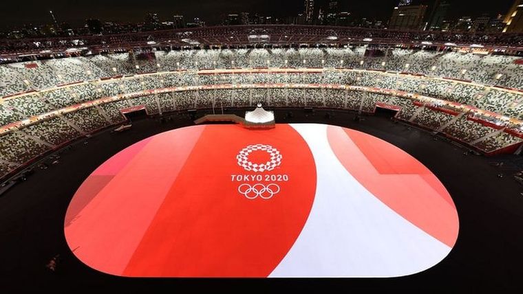 La imponente imagen del estadio olímpico de Tokio. Foto: GETTY IMAGES
