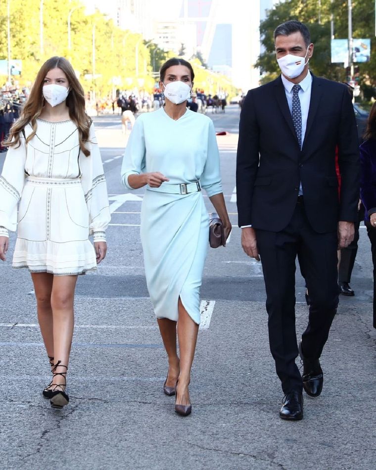 Letizia y un gran look. Foto: Instagram