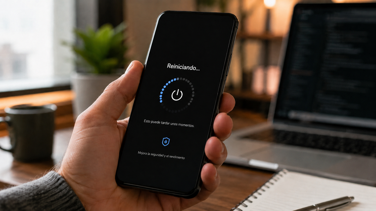 Reiniciar el teléfono con regularidad puede mejorar el rendimiento y reforzar algunos hábitos básicos de seguridad.