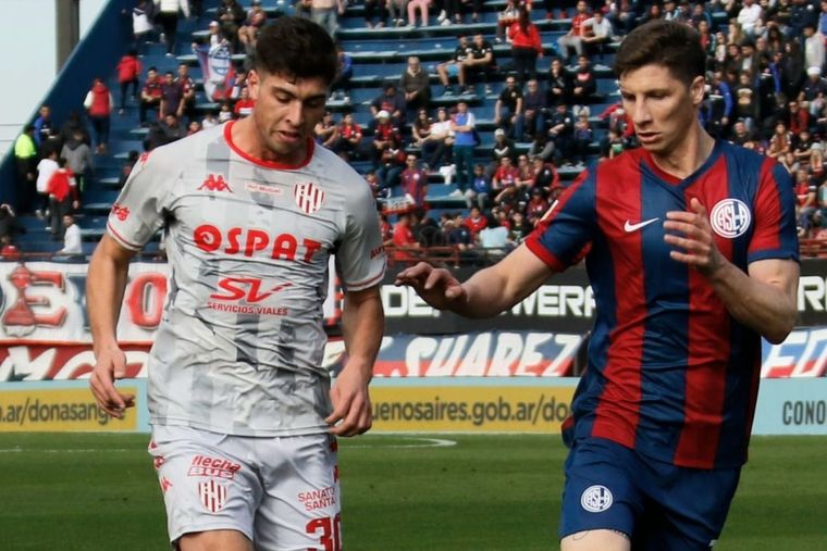 Unión se lo empató a San Lorenzo en la última del partido.