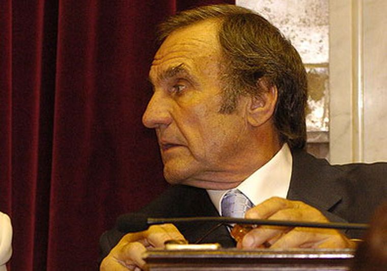 El candidato a senador, Carlos Reutemann.