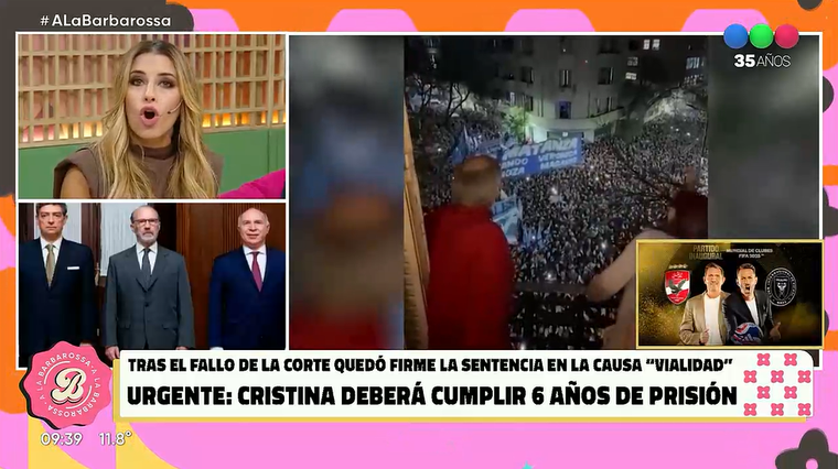 Mariana Brey quedó en el foco del escándalo tras su declaración. Foto: captura de pantalla/ Telefe. Mariana Brey quedó en el foco del escándalo tras su declaración. Foto: captura de pantalla/ Telefe.