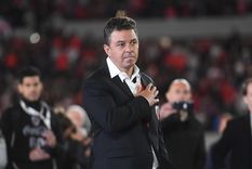Marcelo Gallardo sigue recibiendo muestras de cariño. Foto: Télam