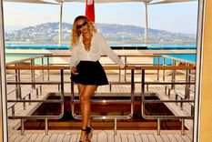 Beyoncé posa en el increíble yate en el que disfruta por el Mediterráneo. Foto: Instagram