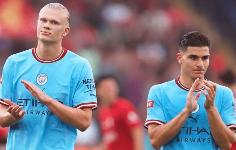Erling Haaland y Julián Álvarez, las dos caras nuevas del City para intentar ganar la Champions.