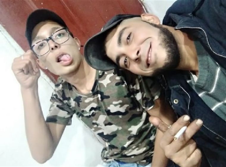 Kevin y Franco aparecieron baleados en la tarde de ayer