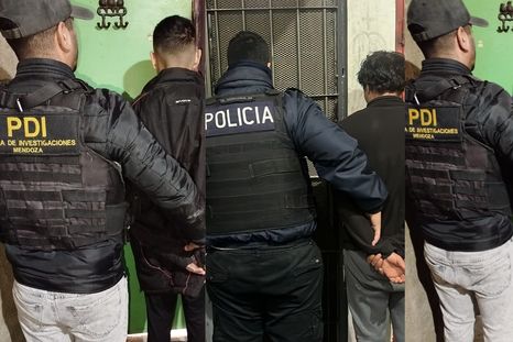 Tres hombres fueron detenidos en el marco de una investigación por amenazas agravadas en Godoy Cruz.