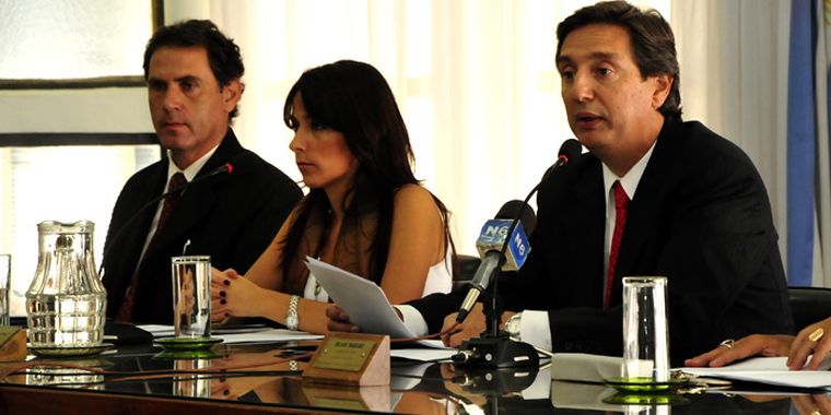 Emir Félix, en una imagen de archivo, en su discurso de apertura de sesiones del H.C.D. Foto: Archivo/Mediamza.com