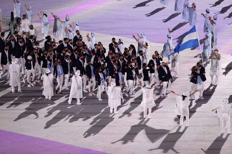 La delegación argentina busca la gloria en Tokio 2020. Foto: TyC Sports