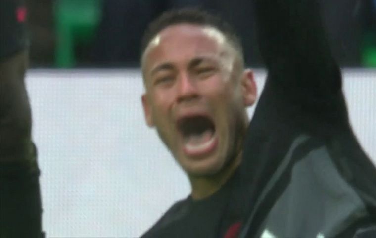 La cara de Neymar lo dice todo