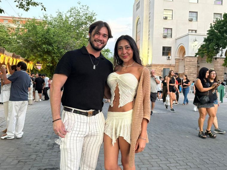 Maxime Weydert y Paz Monterrosa. Maxime Weydert y Paz Monterrosa.