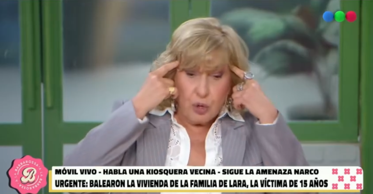 Georgina Barbarossa expuso su angustia al aire. Georgina Barbarossa expuso su angustia al aire.