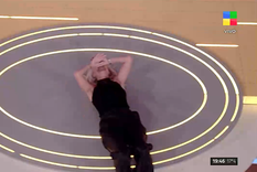 La presentadora no pudo contenerse.