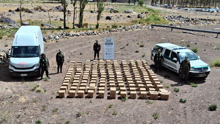 Los operativos estuvieron a cargo del Escuadrón 27 “Uspallata” de Gendarmería Nacional.