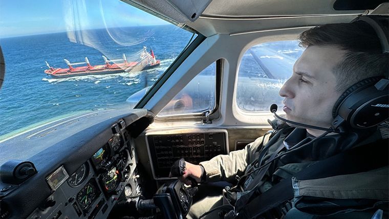 Las tareas de control de la Armada en la región comenzaron a principios de mes. Foto: Armada Argentina