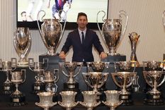 Los títulos de Messi en Barcelona. Foto: Noticias Argentinas