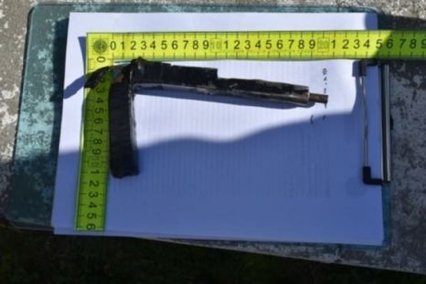 El arma secuestrada