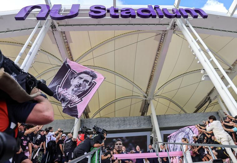 El NU Stadiam, la nueva casa del Inter Miami. El NU Stadiam, la nueva casa del Inter Miami.