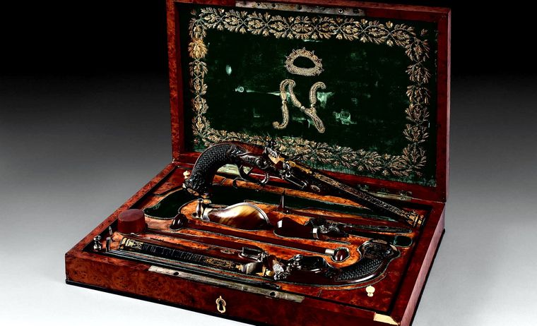 El juego de pistolas tiene un alto valor histórico. Foto: Efe.