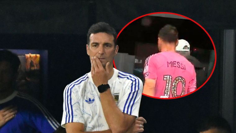 Lionel Scaloni se refirió al estado físico de Messi.