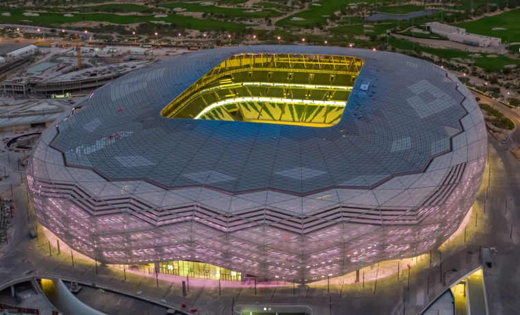 El estadio al-Bayt es uno de los más imponentes del mundo. Foto: Instagram @roadto2022es