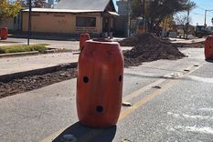 Las tareas en la calle Gabrielli llevan semanas. Foto: Paola Carmona