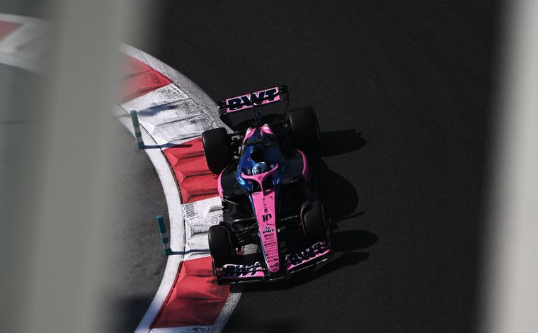 Pierre Gasly en los test de Abu Dhabi.