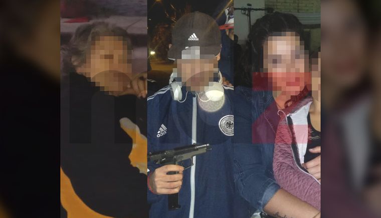 Reina Contreras Pacheco y sus nietos Darío y Karen Sosa Monassa, tres de los detenidos por la causa de narcomenudeo.&nbsp;