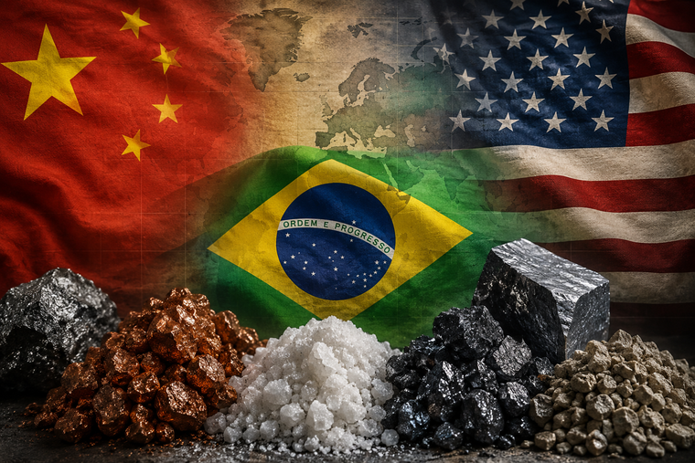 Brasil China Estados Unidos guerra minerales