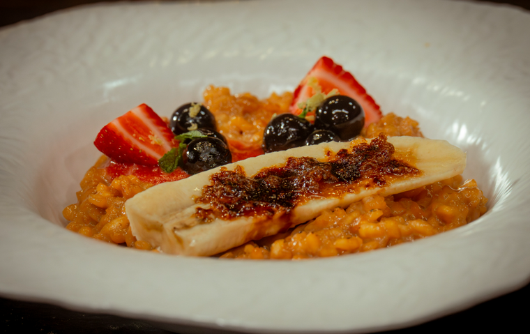 Arroz con leche, el postre de Ian Lucas. Arroz con leche, el postre de Ian Lucas.