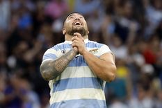 Los Pumas Joel Sclavi mira al cielo tras clasificarse a las semifinales del Mundial de Rugby de Francia 2023 Foto: EFE Los Pumas Joel Sclavi mira al cielo tras clasificarse a las semifinales del Mundial de Rugby de Francia 2023 Foto: EFE