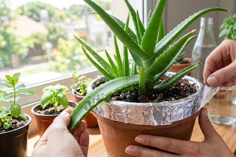 Una solución para el aloe vera. Fuente: IA Gemini. Una solución para el aloe vera. Fuente: IA Gemini.