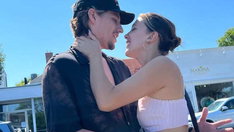 Millie Bobby Brown Decidida a compartir su vida con Jake Bongiovi. Foto: Fuente: Imagen - Instagram @jakebongiovi